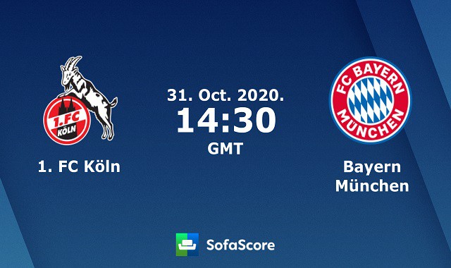 Soi kèo bóng đá 88FUN trận Cologne  vs Bayern Munich, 21h30 – 31/10/2020