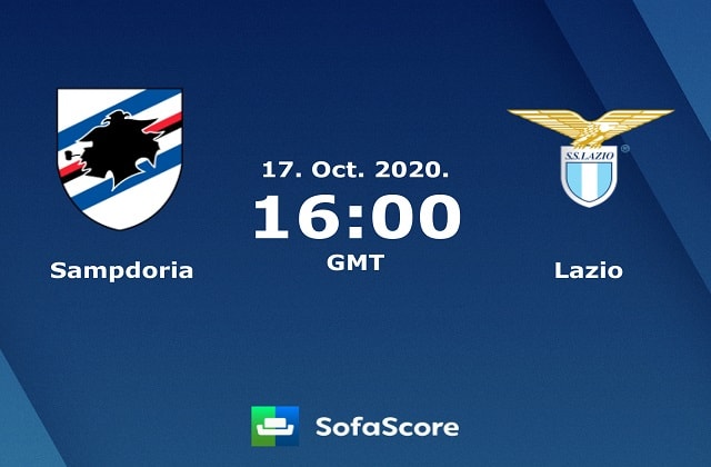 Soi kèo bóng đá 88FUN trận Sampdoria vs Lazio, 23h00 – 17/10/2020 Soi kèo bóng đá 88FUN trận Sampdoria vs Lazio, 23h00 – 17/10/2020