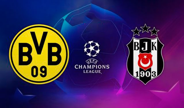 soi keo bong da tran dortmund vs besiktas, 03:00 - 08/12/2021