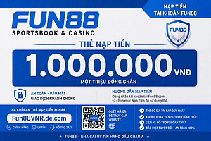 Thẻ nạp Fun88 1.000.000 VNĐ