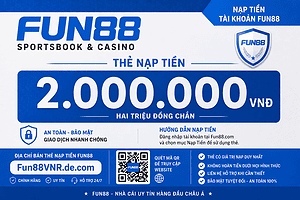 Thẻ nạp Fun88 2.000.000 VNĐ