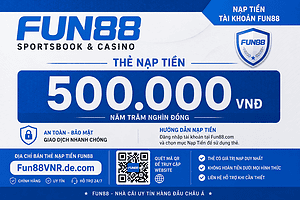 Thẻ nạp Fun88 500.000 VNĐ