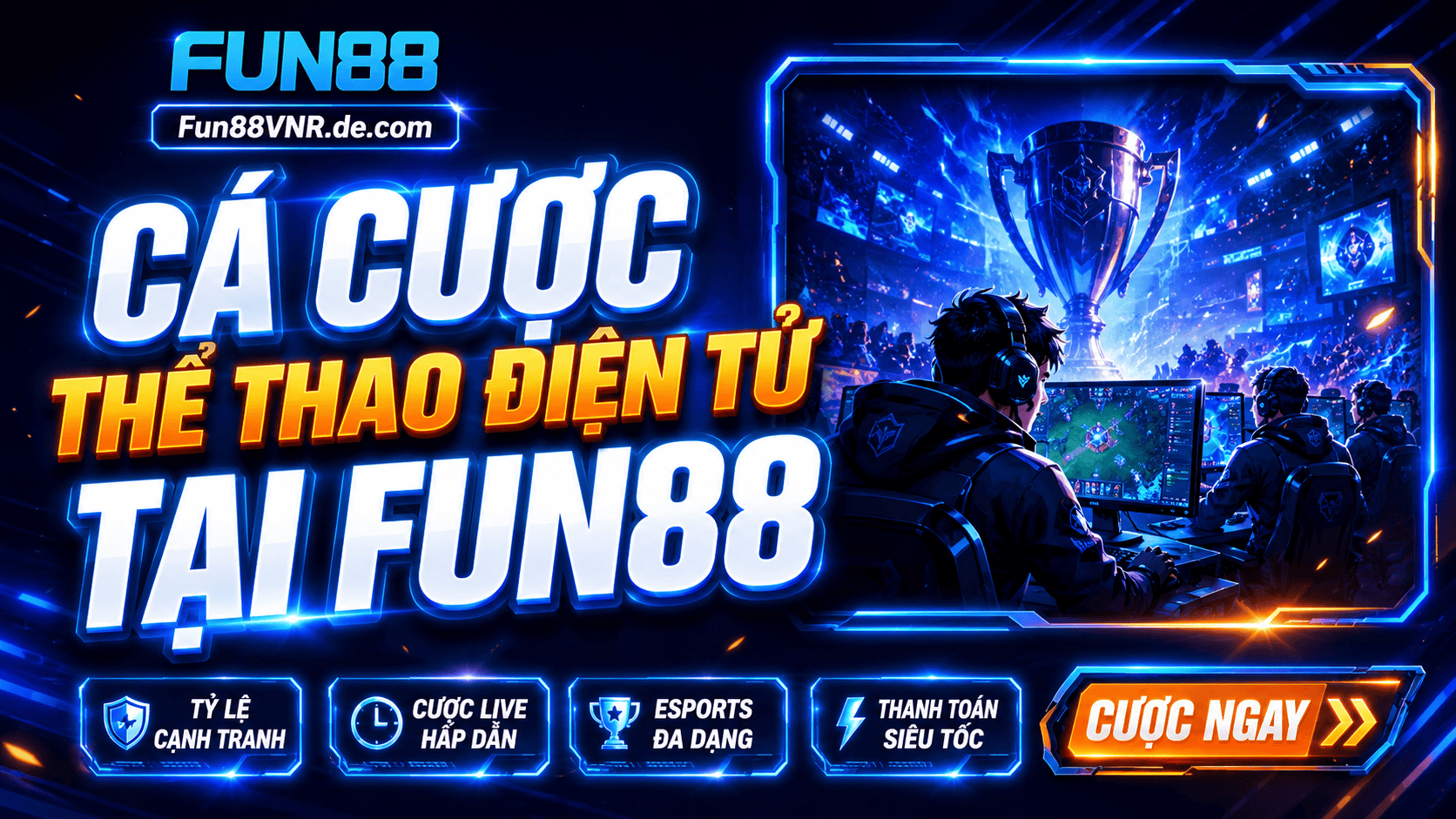 Hướng dẫn cá cược thể thao điện tử cho người mới tại Fun88
