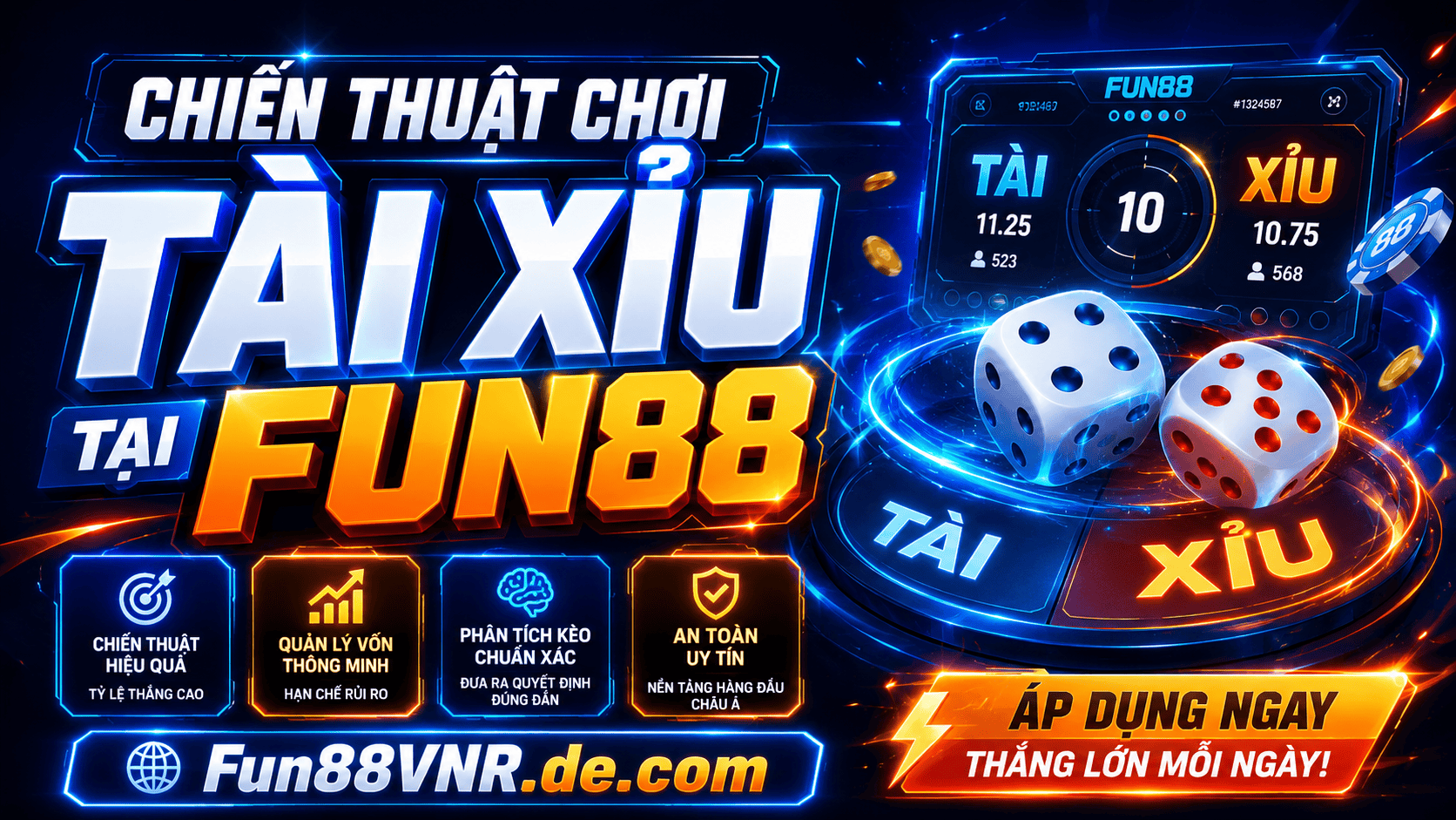 Các chiến thuật quản lý vốn khi chơi Tài Xỉu tại FUN88 hiện nay? Các chiến thuật quản lý vốn khi chơi Tài Xỉu tại FUN88 hiện nay?