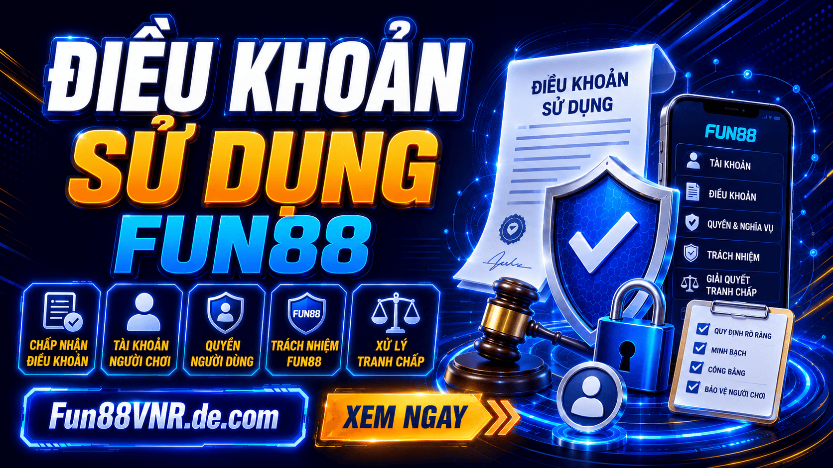 Điều khoản sử dụng tại Fun88 Điều khoản sử dụng tại Fun88