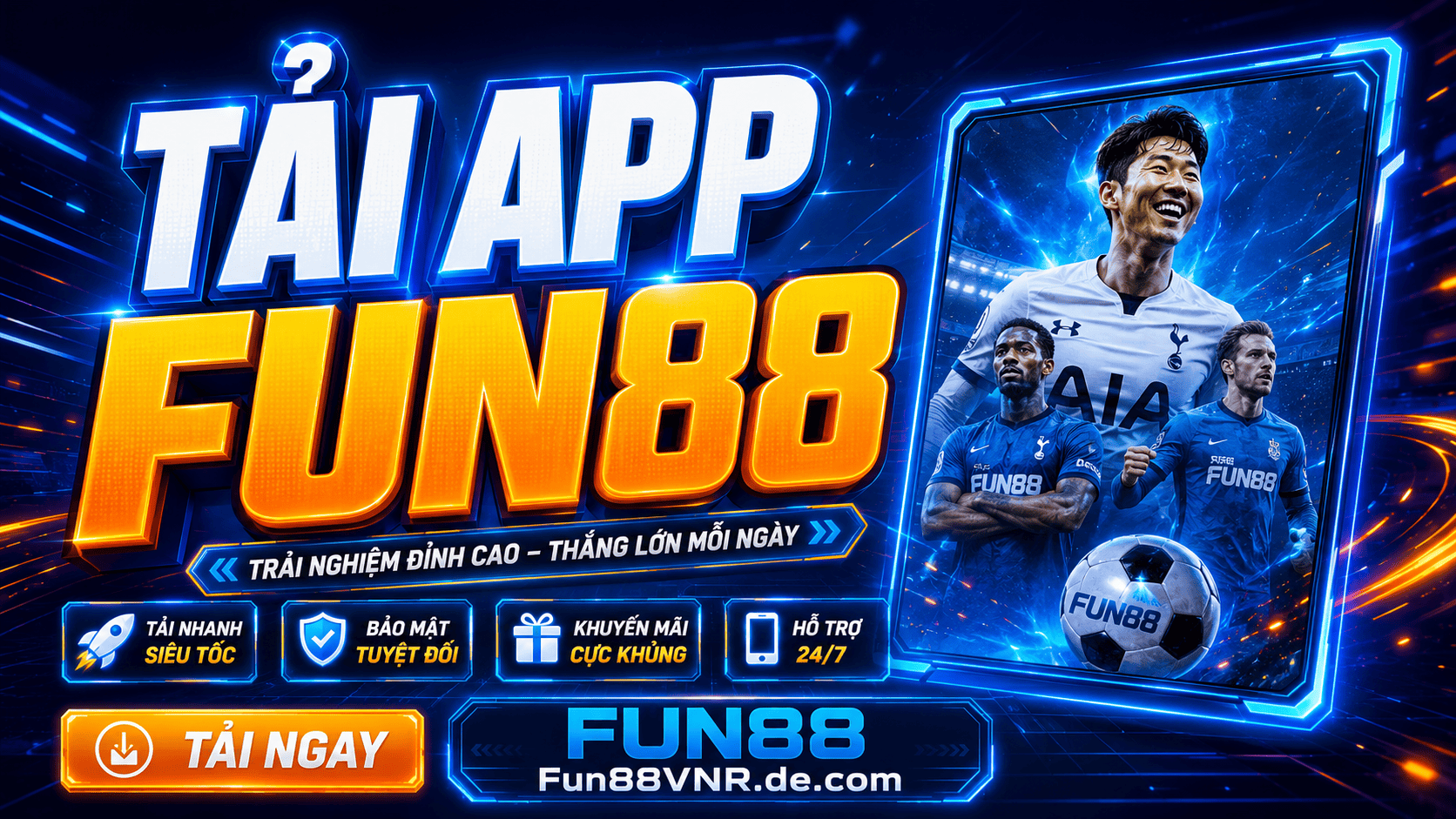 Hướng dẫn tải APP FUN88
