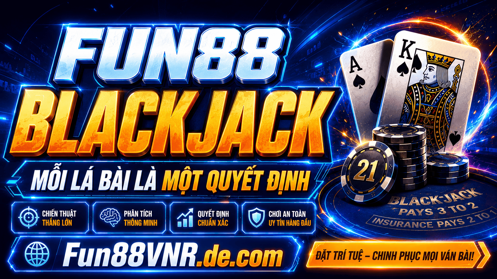 Cách xử lý bài Blackjack thực chiến tại FUN88 Cách xử lý bài Blackjack thực chiến tại FUN88