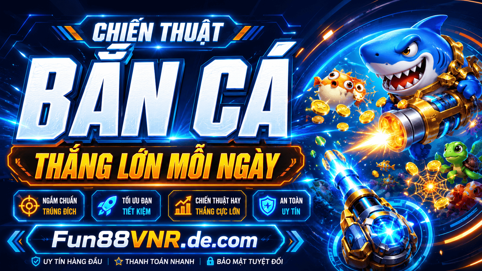 Chiến thuật bắn cá giúp tiết kiệm đạn