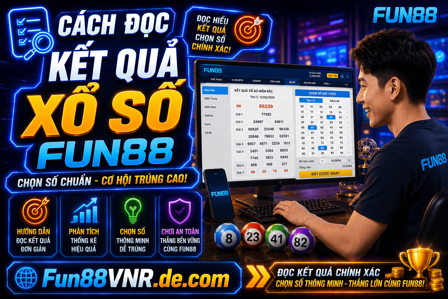 Kinh nghiem doc ket qua xo so Fun88 hieu qua hon