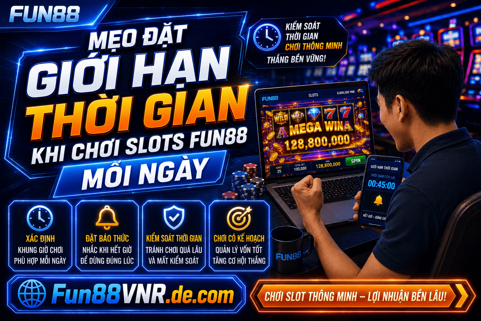 Mẹo tuân thủ giới hạn thời gian trong từng phiên slots Meo tuan thu gioi han thoi gian trong tung phien slots